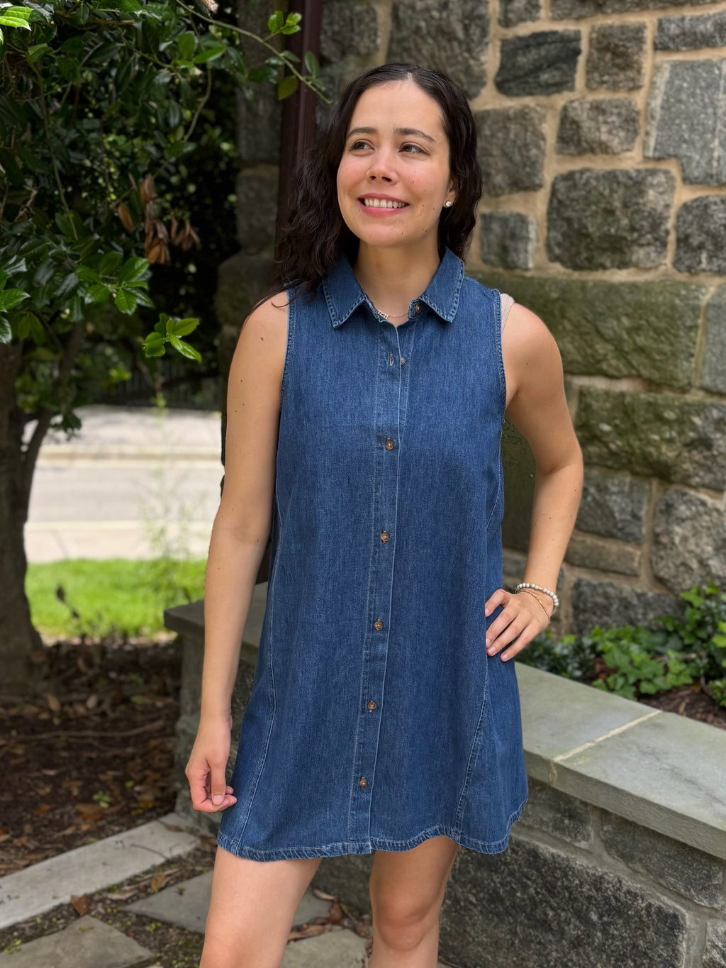 [Z Supply] New Light Denim Mini Dress