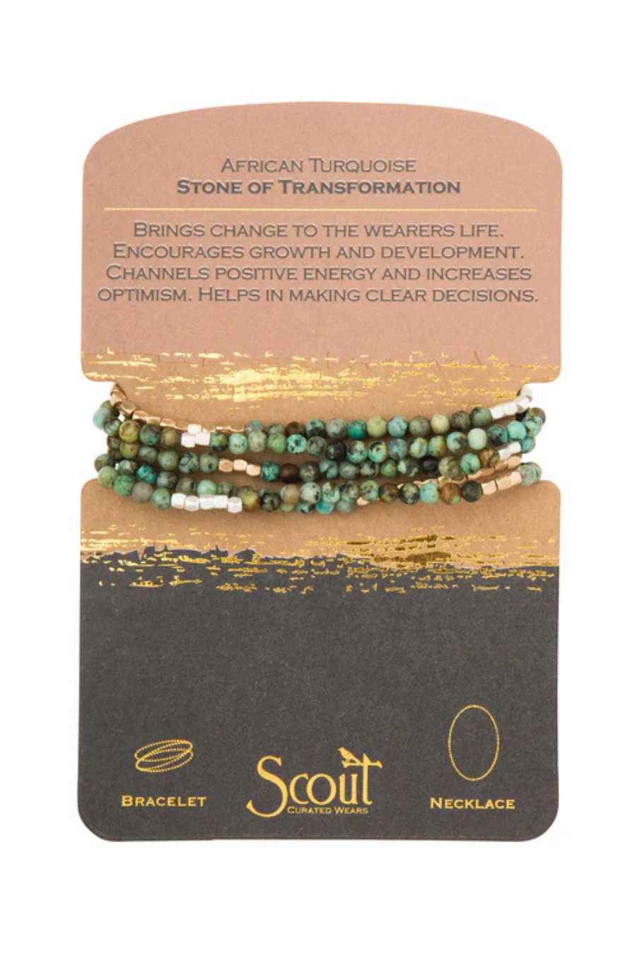 Stone Wrap: African Turquoise - Stone of Transformation