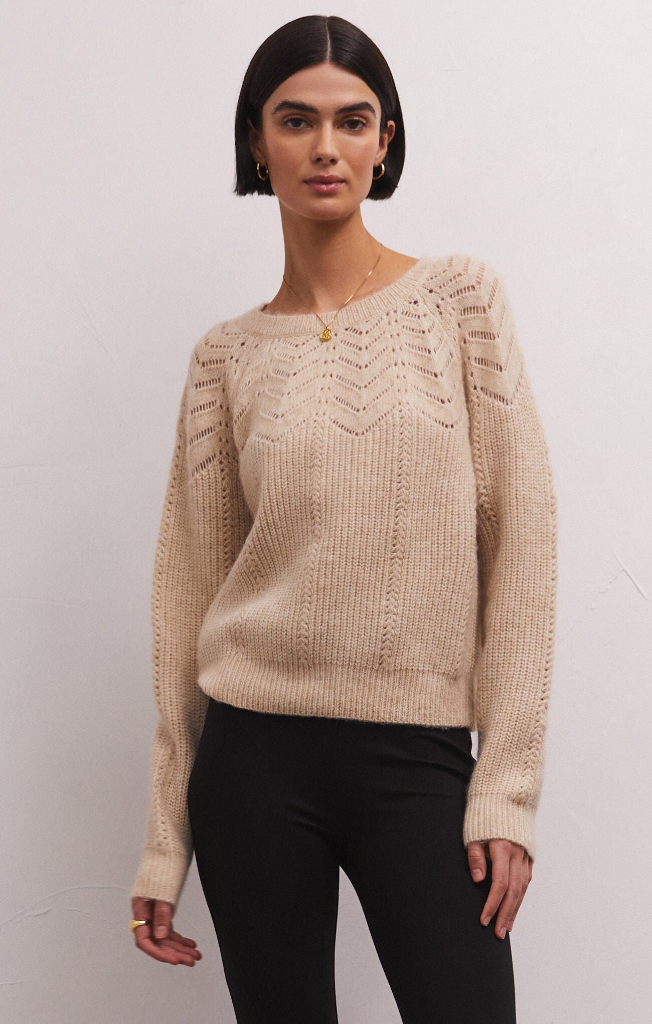 [Z Supply] Sabine Pointelle Sweater