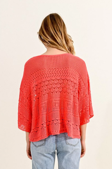 Evelyn Knit Pattern Sweater