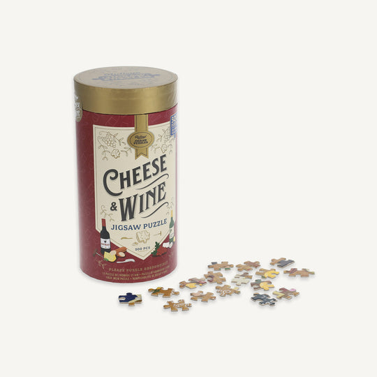 Jigsaw Puzzle 500pc Cheese + Wine