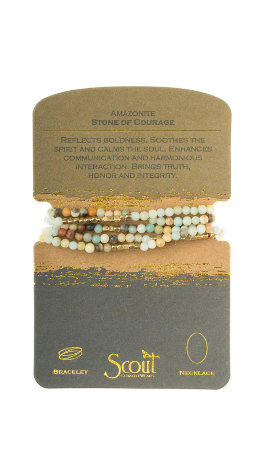 Stone Wrap: Amazonite - Stone of Courage