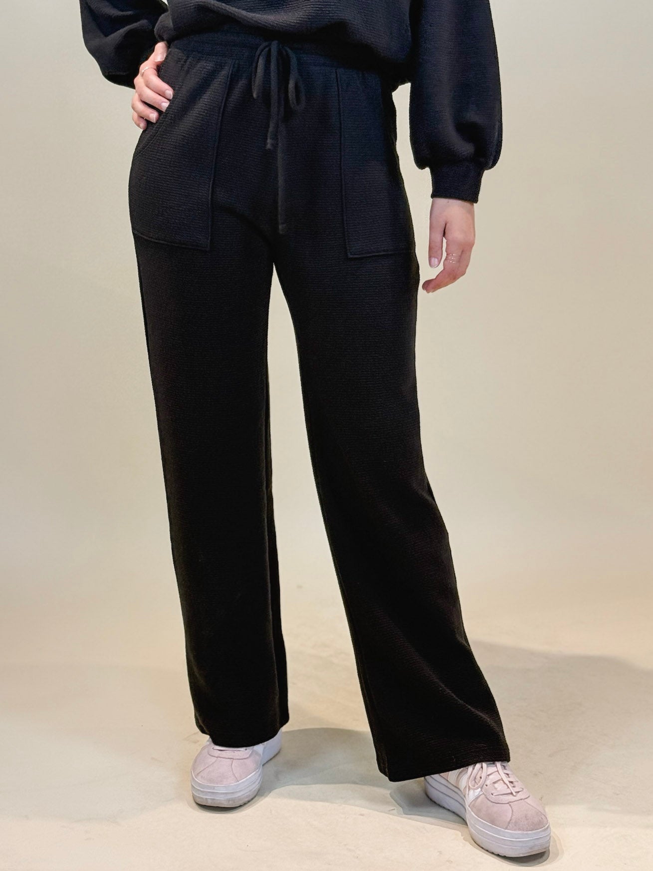 Kris Cloudy Knit Pocket Pants