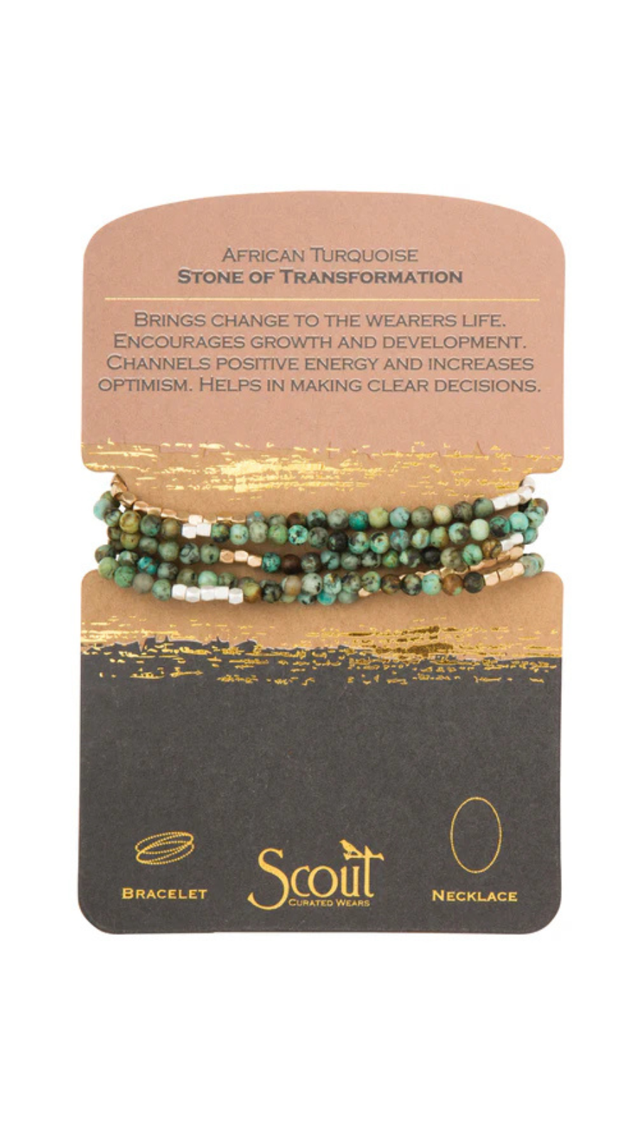 Stone Wrap: African Turquoise - Stone of Transformation