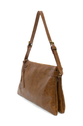 Eve Trapeze Shoulder Bag - Buck Tan