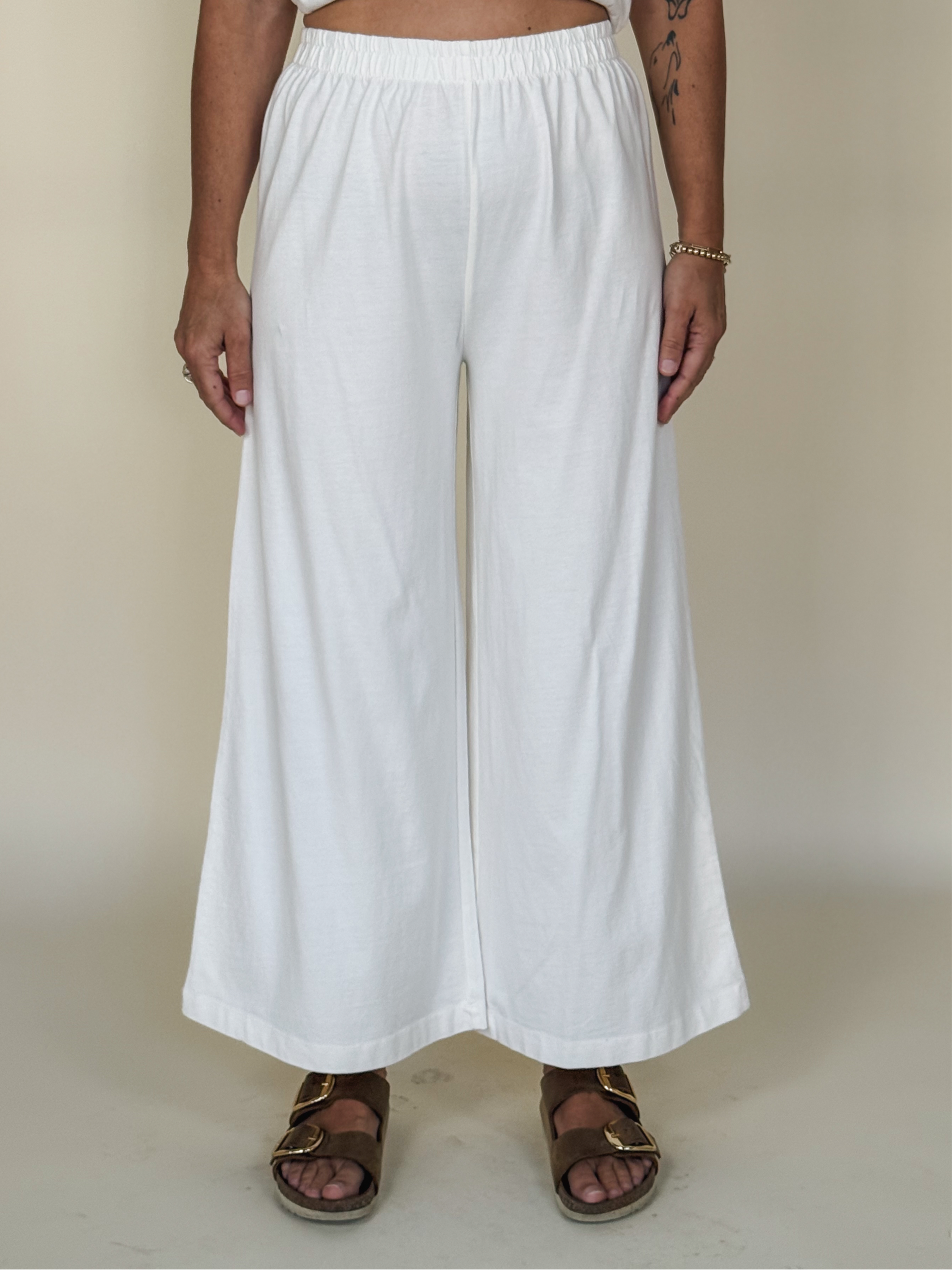 [Z Supply] Scout Jersey Flare Pant, Sea Salt