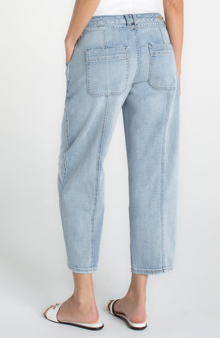[Liverpool] Beachcomber Jeans with Self Belt, 26" Inseam