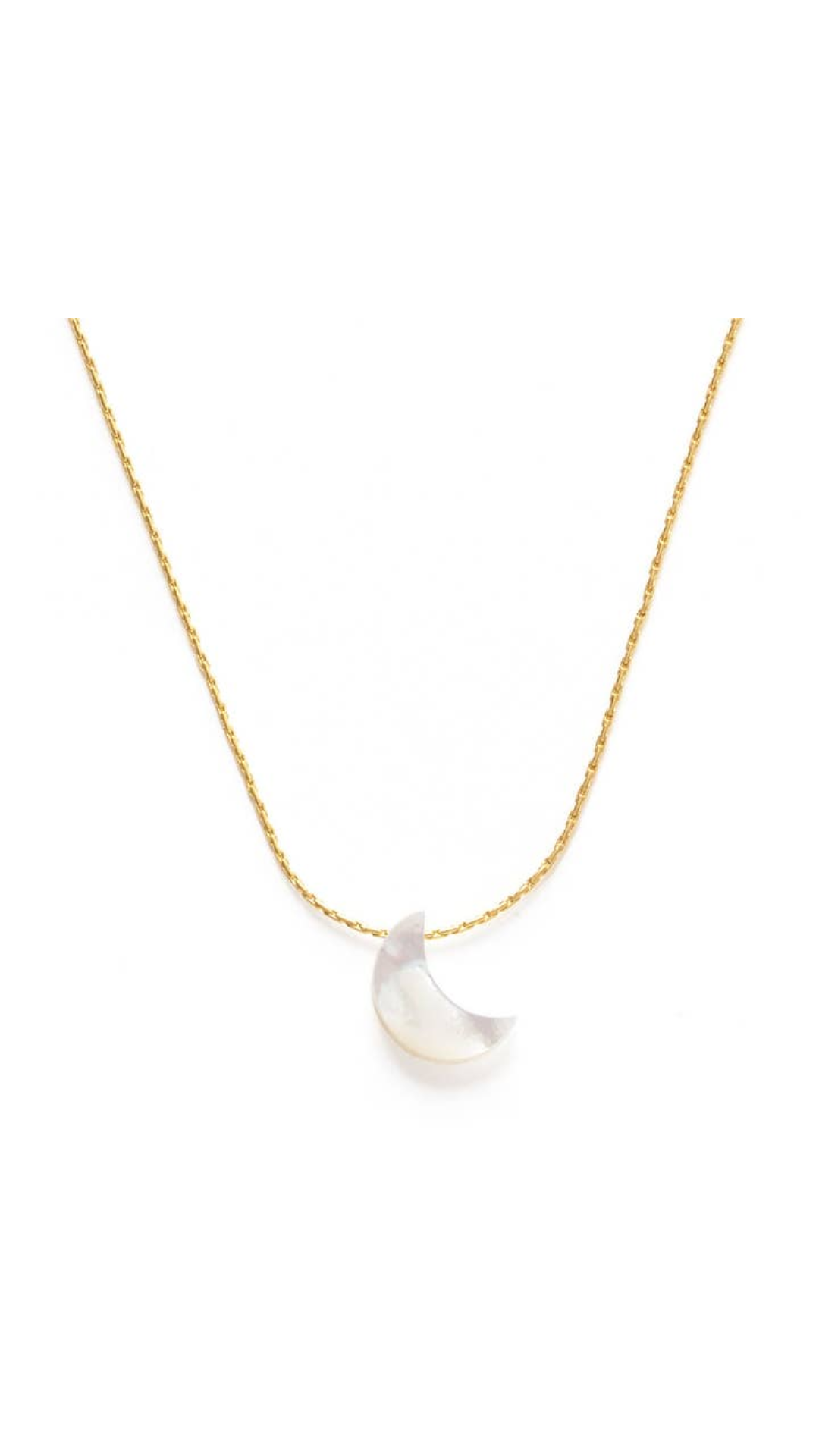 Mother of Pearl Moon Necklace