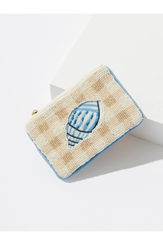 Marée Beaded Coin Pouch