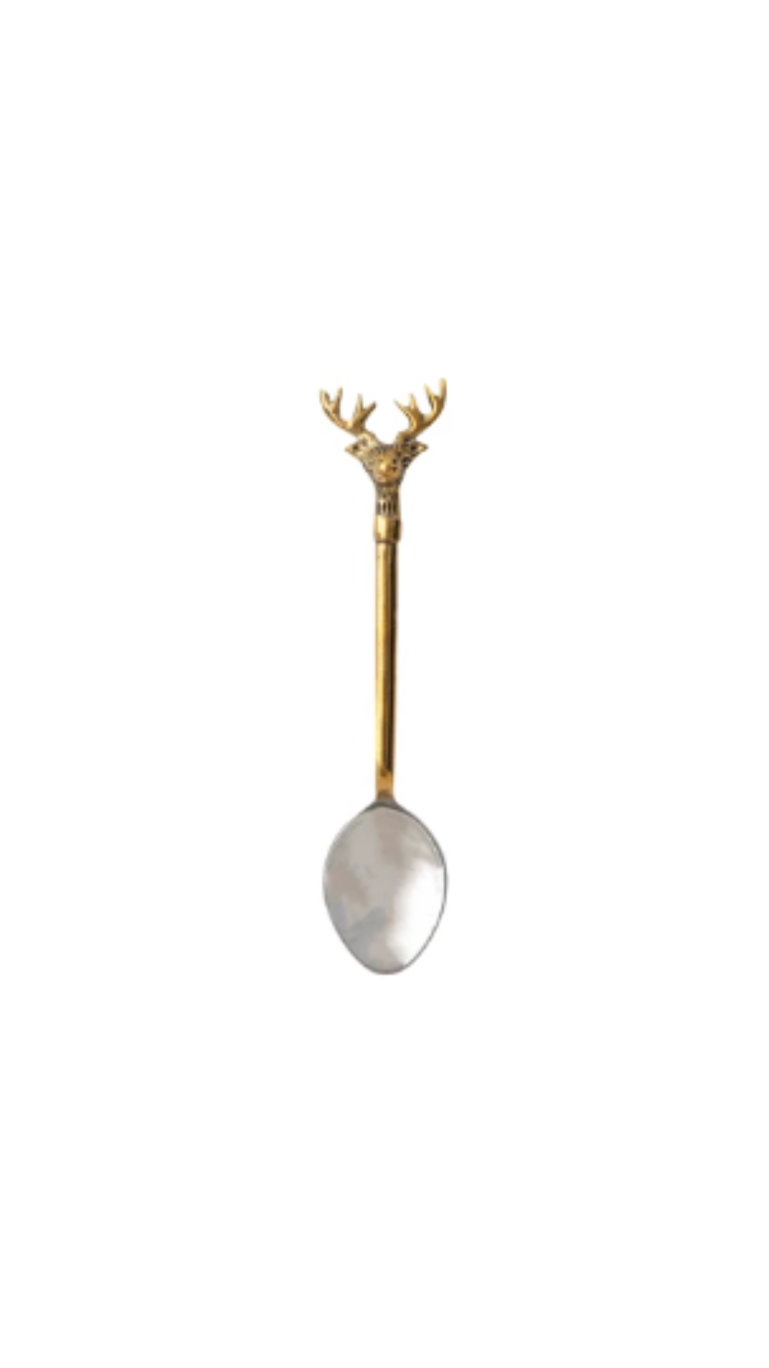 Gold Reindeer Spoon