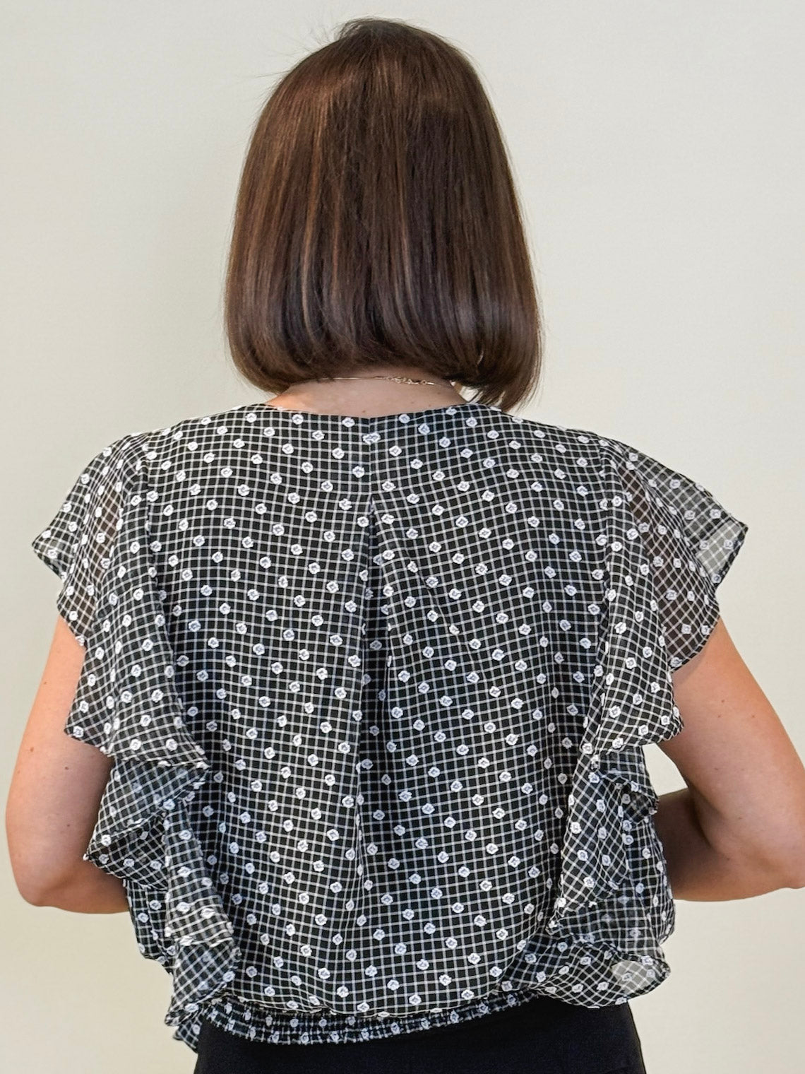 [Liverpool] Dahlia Ruffle Sleeve Draped Front Blouse