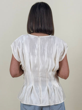 Winnie Pintuck Waist Top