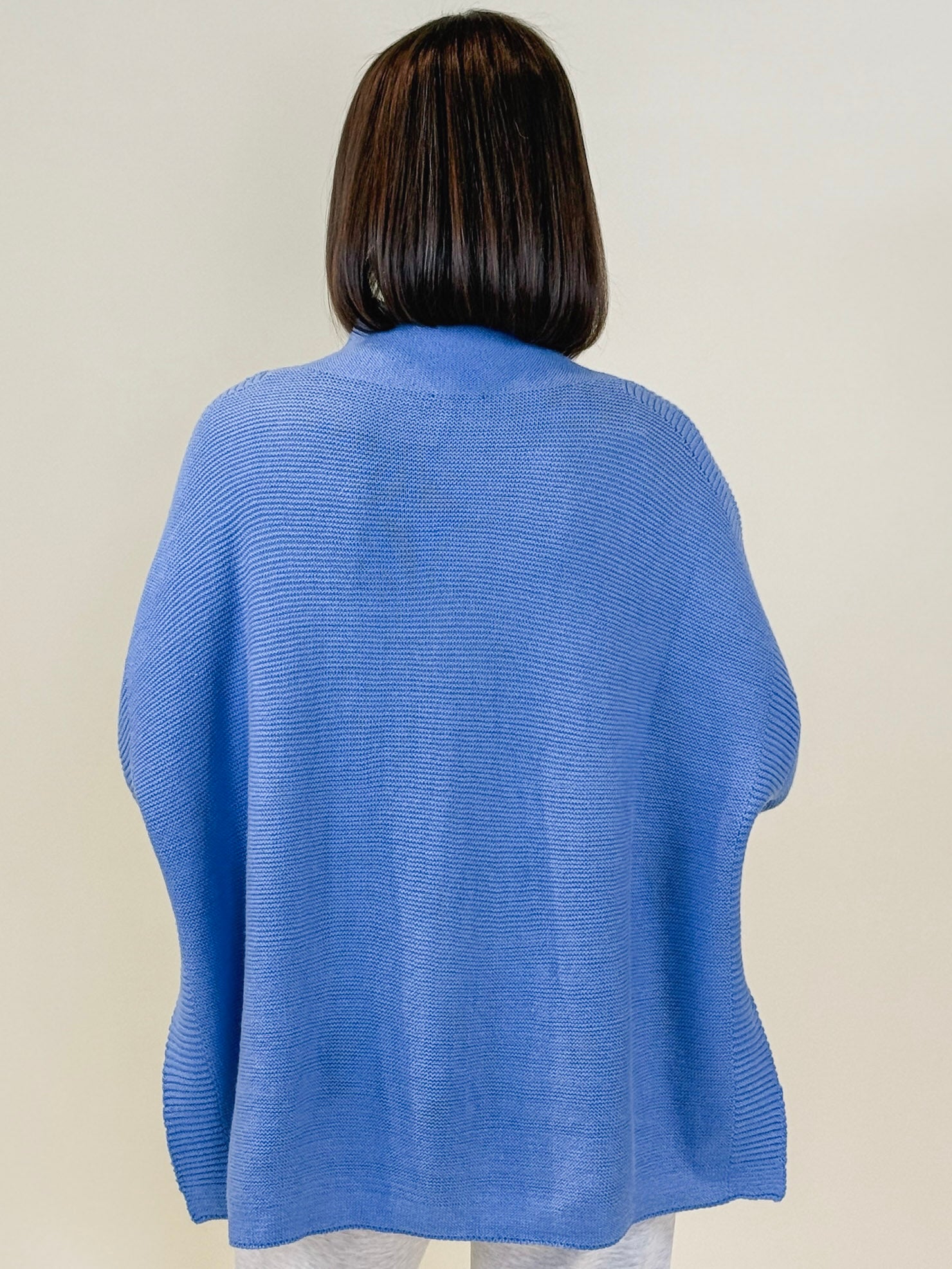 Boho Sweater - Coastal Blue