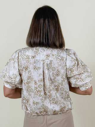[Liverpool] Terri Puff Sleeve Floral Top