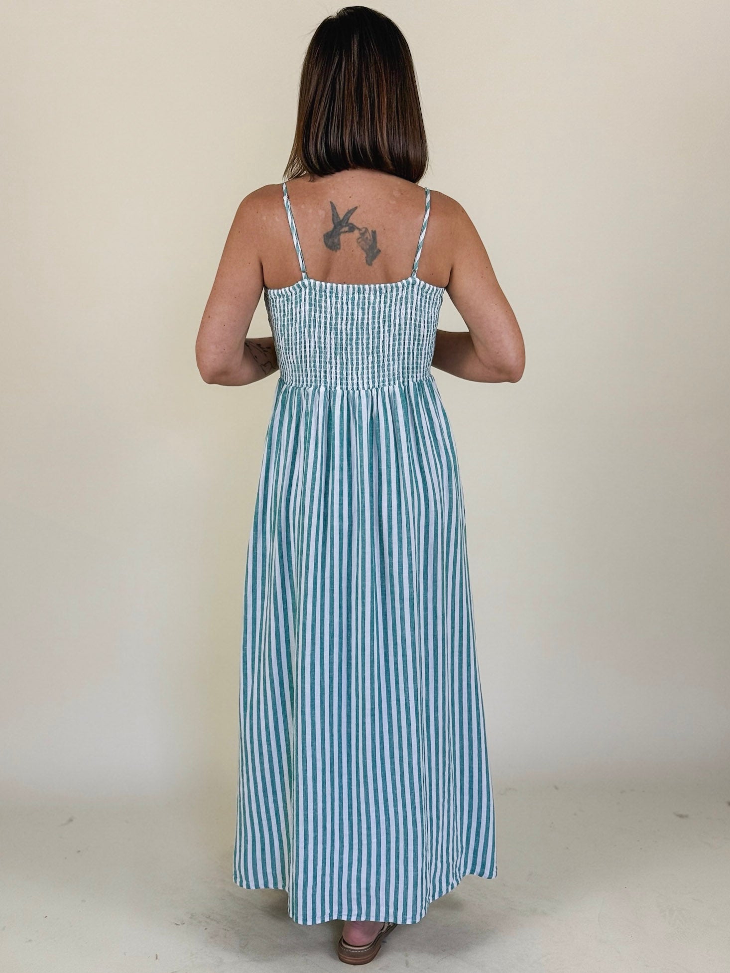 [Z Supply] Bayside Striped Midi Dress