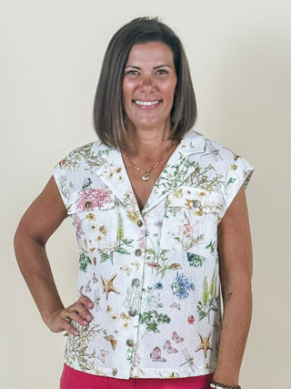 Bonnie Button Down Camp Shirt