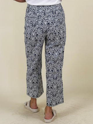Tessa Tile Print Crop Pants