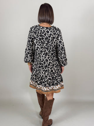[TRIBAL] Darcy Border Print Dress