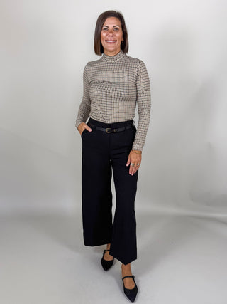 Dressa Belted Crepe Pants