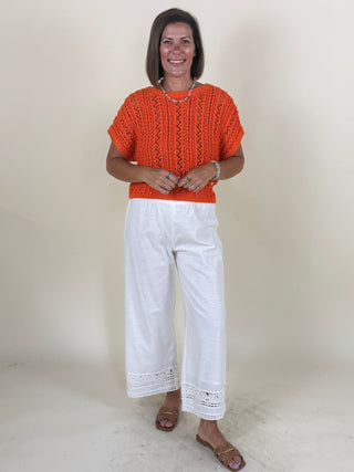 [Z Supply] Ballast Crochet Sweater Top