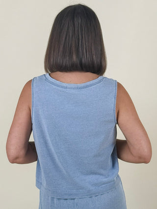 [Z Supply] Sloane V-Neck Denim Tank
