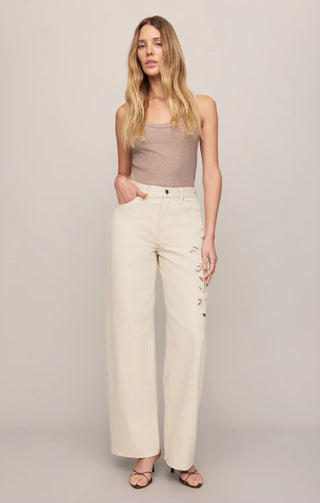 [Z Supply] The Show Off High Rise Bowed Jeans