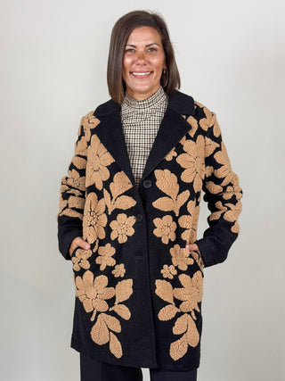 Shellie Sherpa Flocked Coat