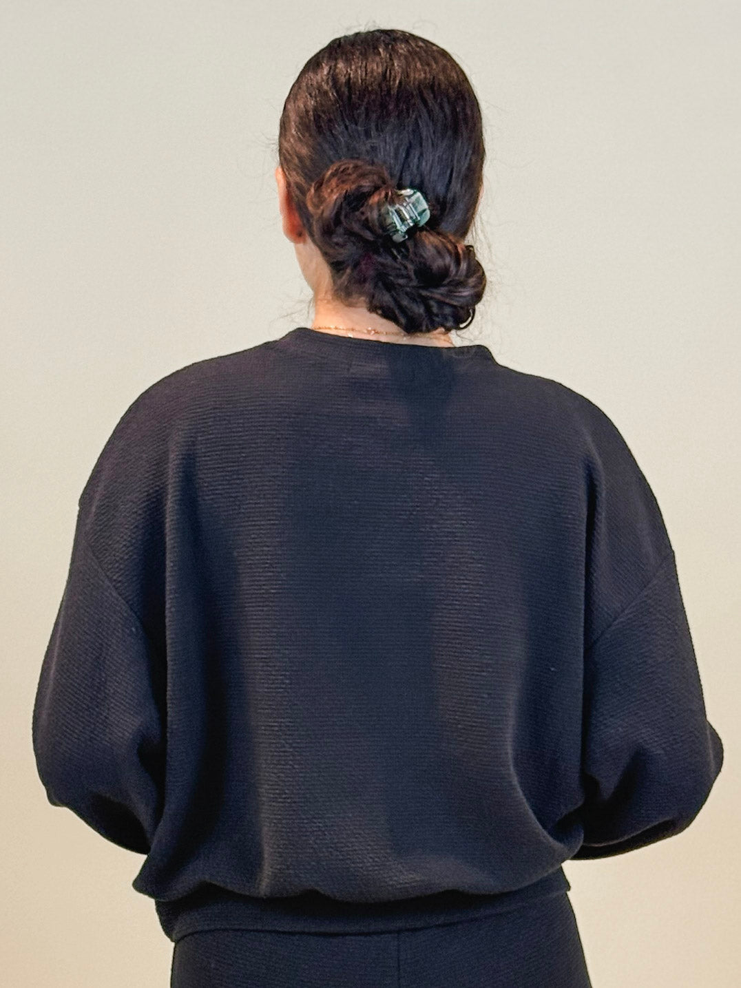 Kristine Cloudy Knit Long Sleeve Top