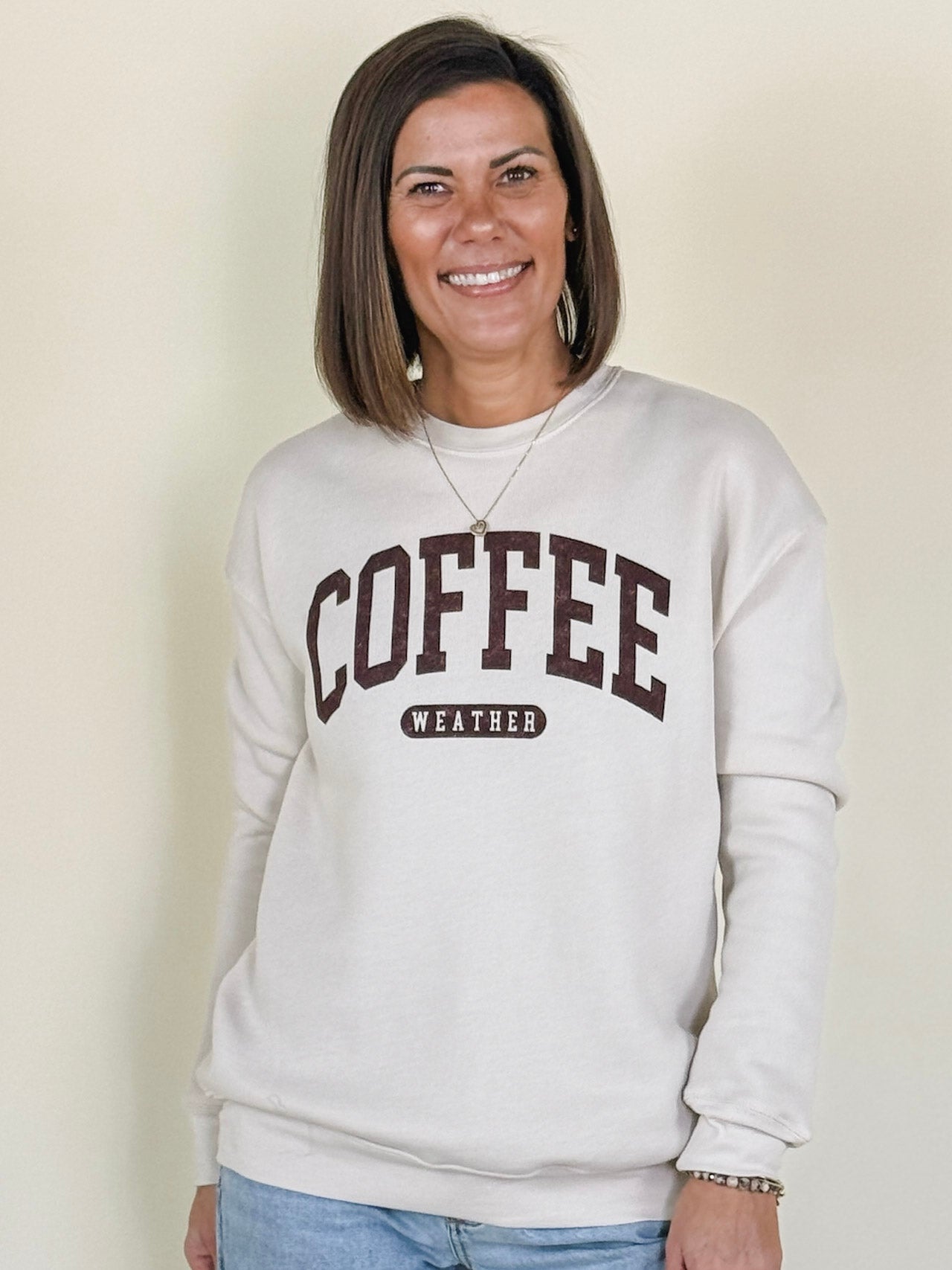 Coffee Weather Graphic Sweatshirt