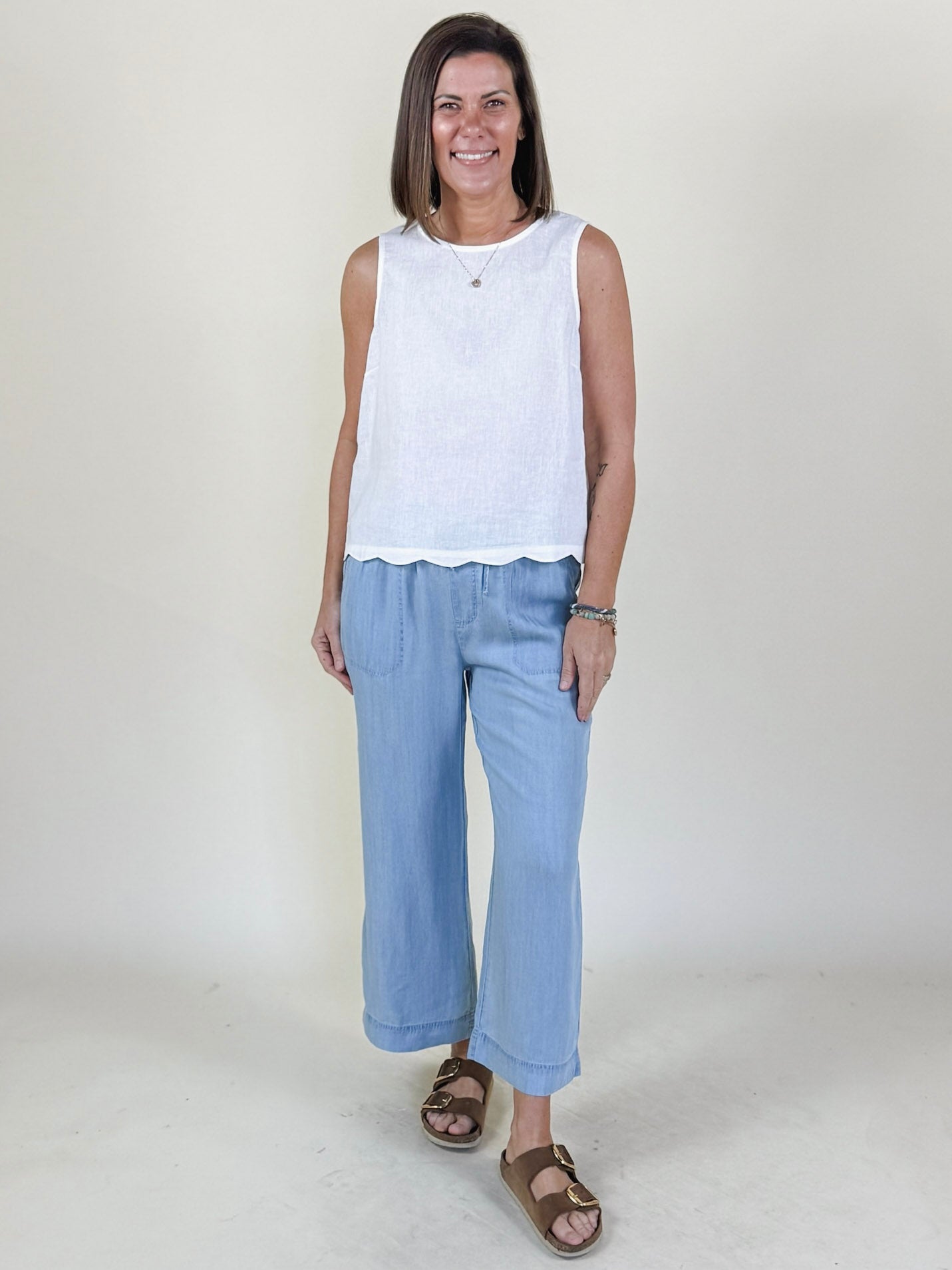 Tania Tencel Wide Leg Pants