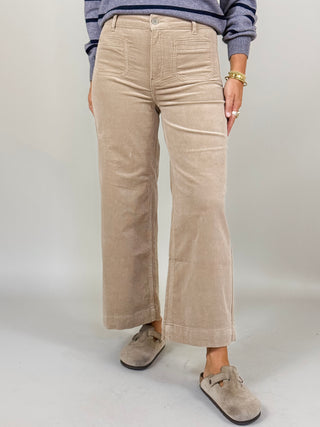 Sierra Wide Leg Corduroy Pants