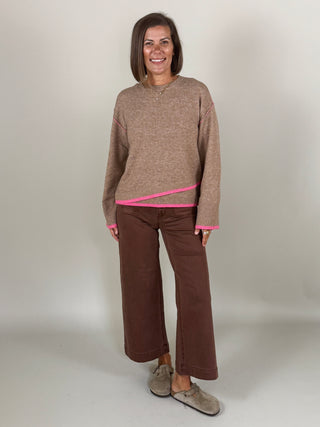 Ash Asymmetrical Hem Sweater