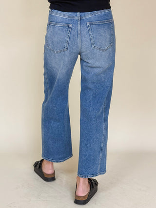 [Z Supply] Luna High Rise Bowed Crop Jeans