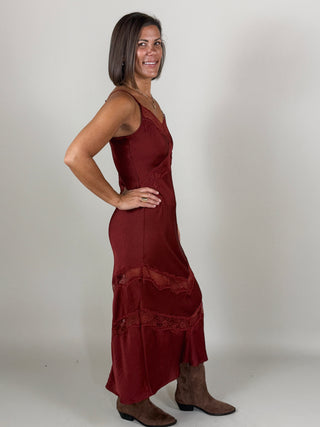 [Z Supply] Bruna Lace Inset Midi Dress