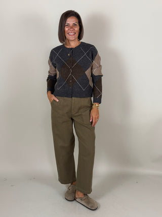 [Z Supply] Medina Argyle Cardigan