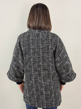 Piper Tweed Poncho Jacket
