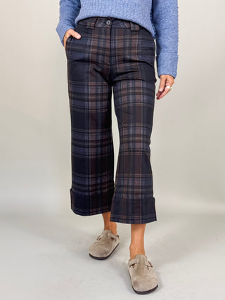 Devon Plaid Ponte Pants