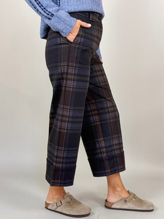 Devon Plaid Ponte Pants