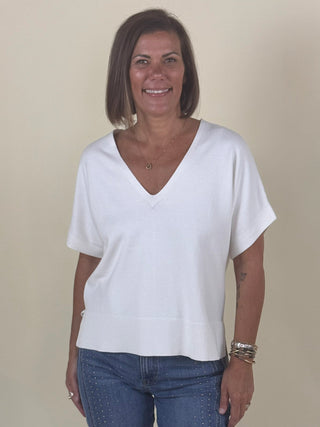 [Liverpool] Dolly Dolman Sleeve Step Hem Sweater