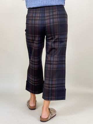 Devon Plaid Ponte Pants