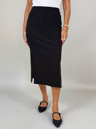 Celia Gusty Crepe Skirt