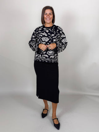 Sutton Jacquard Sweater
