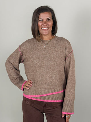 Ash Asymmetrical Hem Sweater
