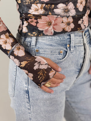 Phoebe Floral Mesh Top