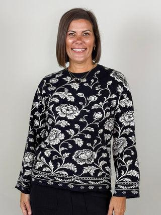 Sutton Jacquard Sweater