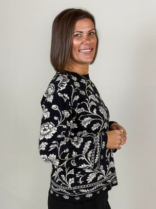 Sutton Jacquard Sweater