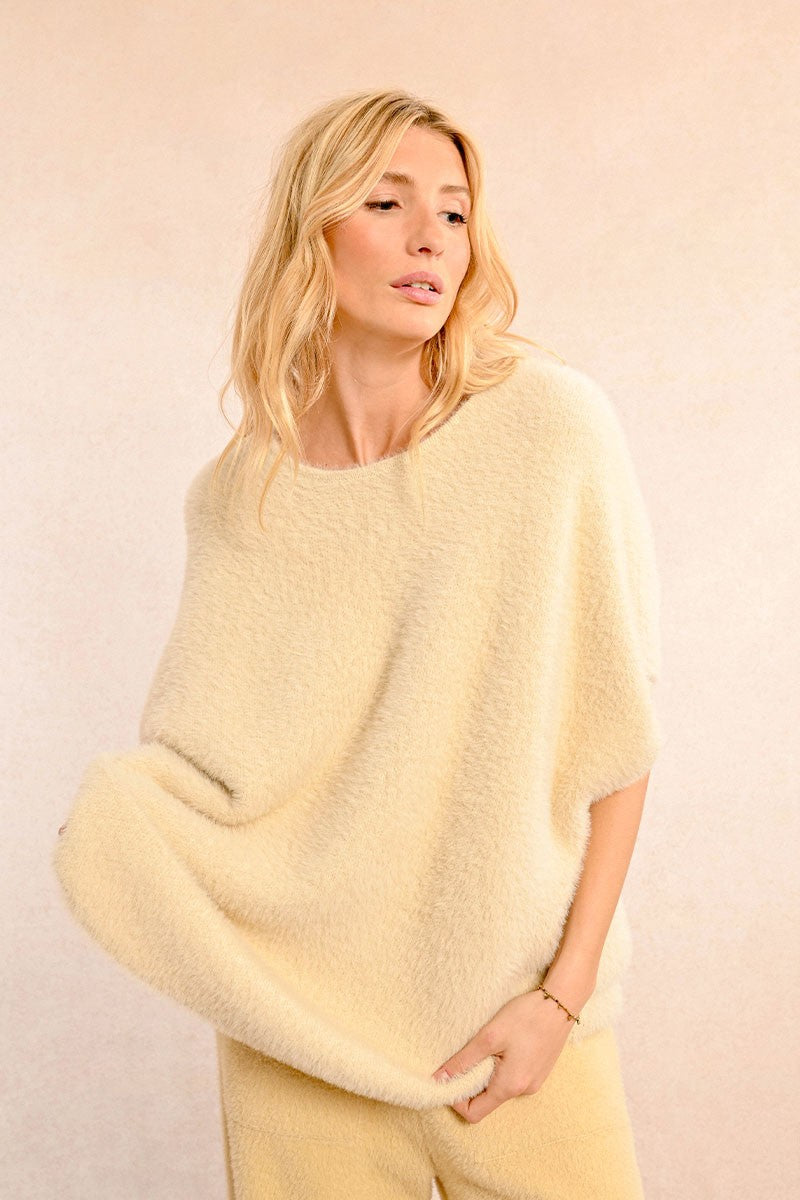 Liz Fuzzy Dolman Sweater