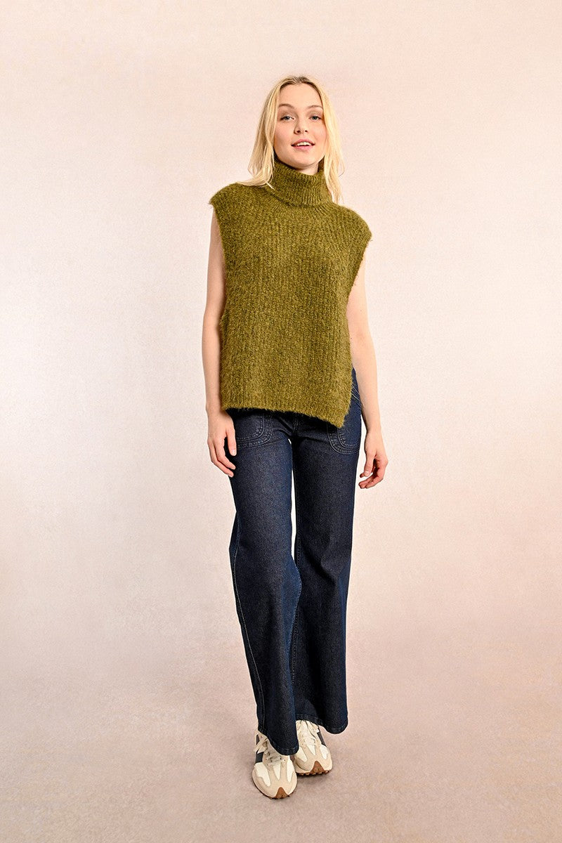 Clara Sleeveless Layering Sweater