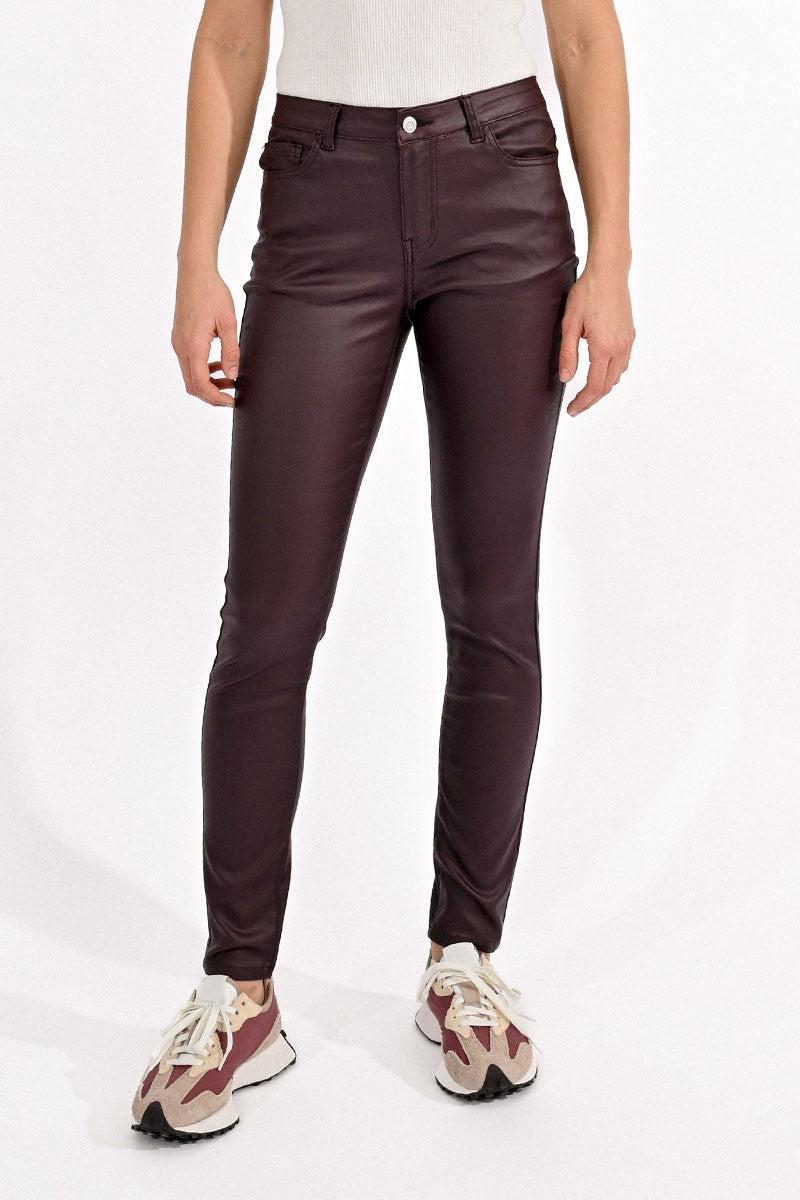 Ava Faux Leather Skinny Pant