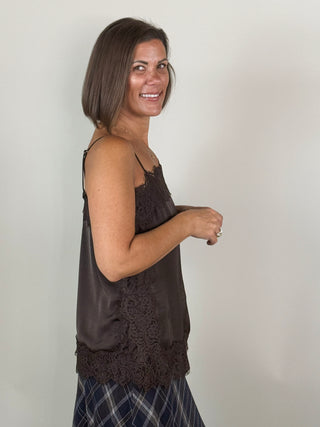 [Z Supply] Roselle Lace Trim Cami
